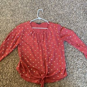 Women’s size XS tie blouse